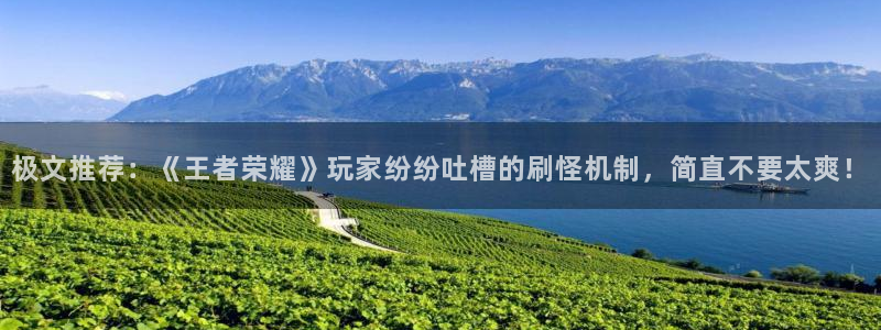 杜邦娱乐登录地址：极文推荐：《王者荣耀》玩家纷纷吐槽的刷怪机